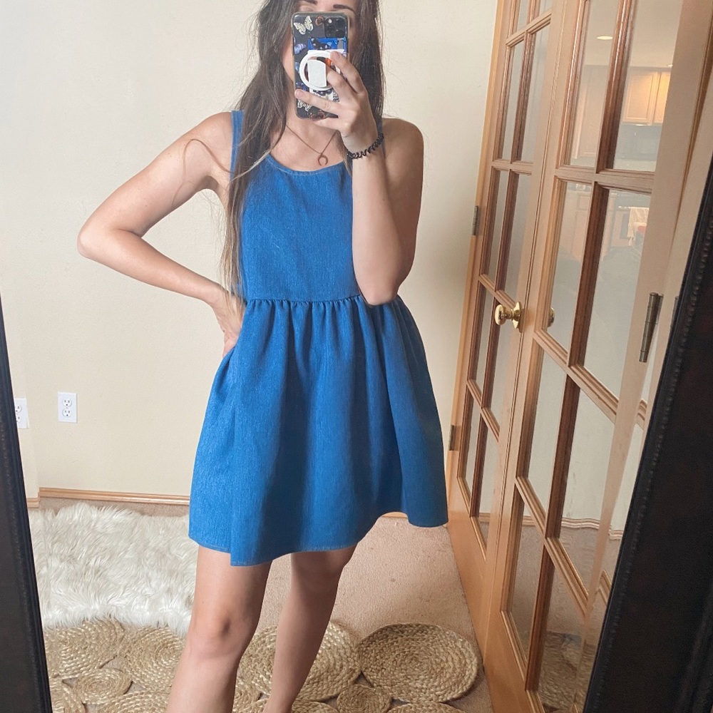 Urban Renewal Denim Babydoll Dress